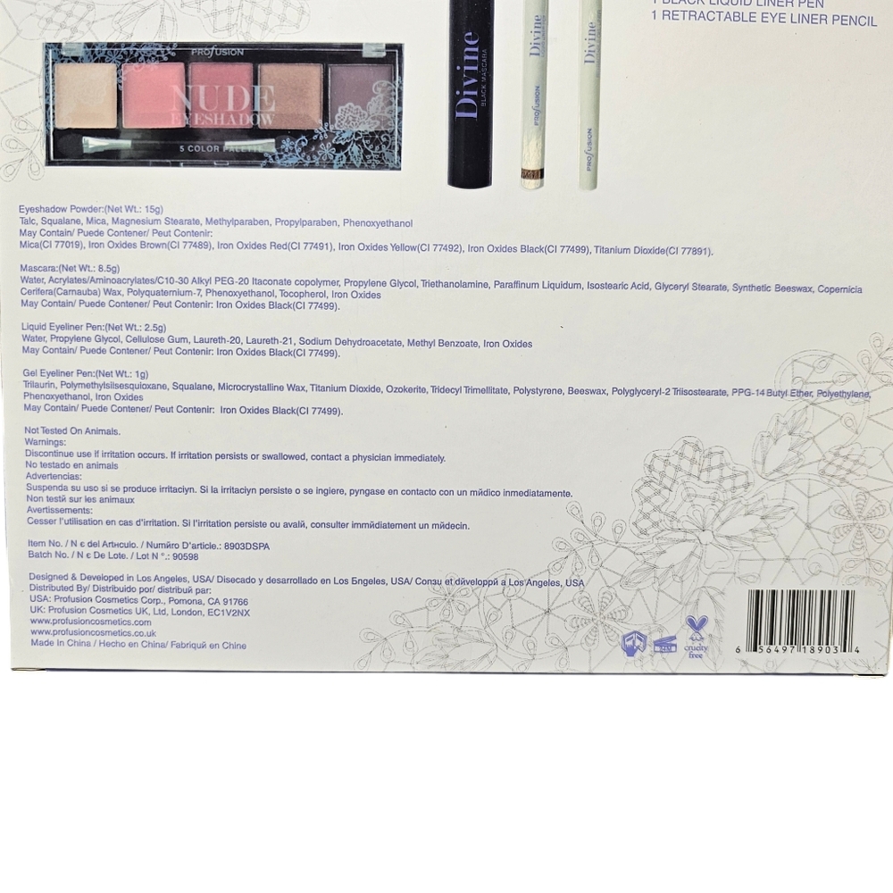 Profusion Divine Cosmetic Collection - Nude 4pc Eye Enhancing Collection - NIB - Picture 6 of 6